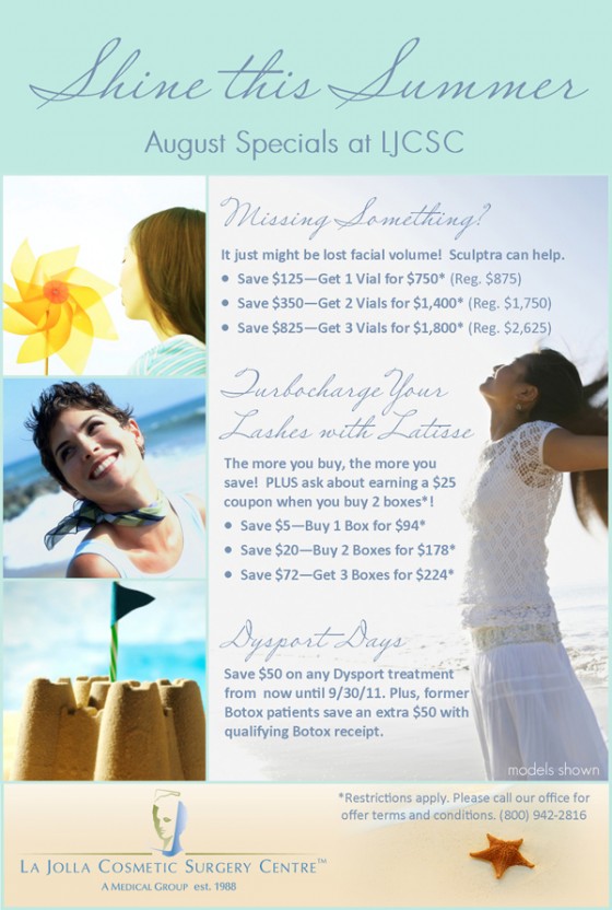 August 2011 Specials