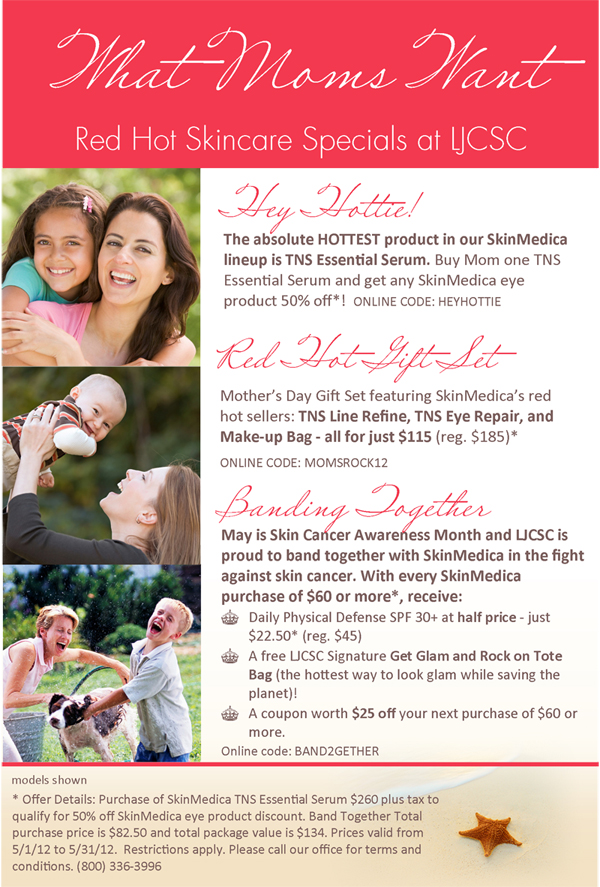 LJCSC Specials for May 2012