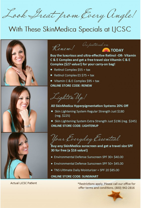 September Skinmedica Specials
